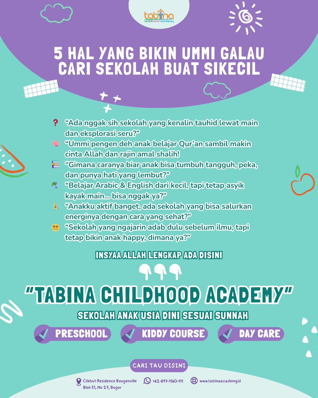 Alasan Memilih Tabina Academy