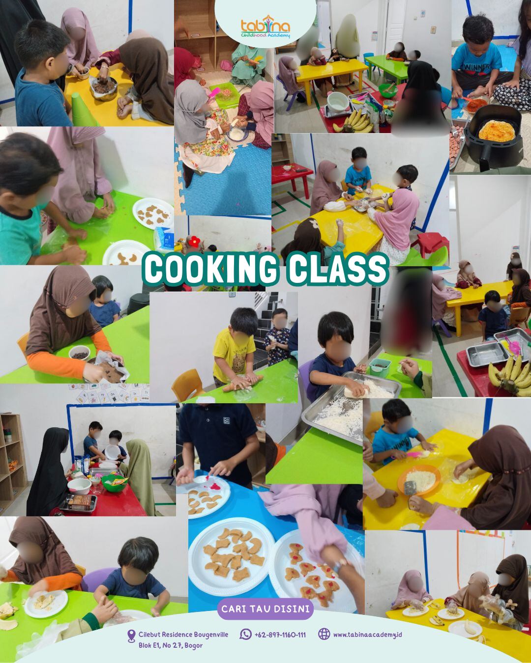 Kegiatan anak Cooking Class
